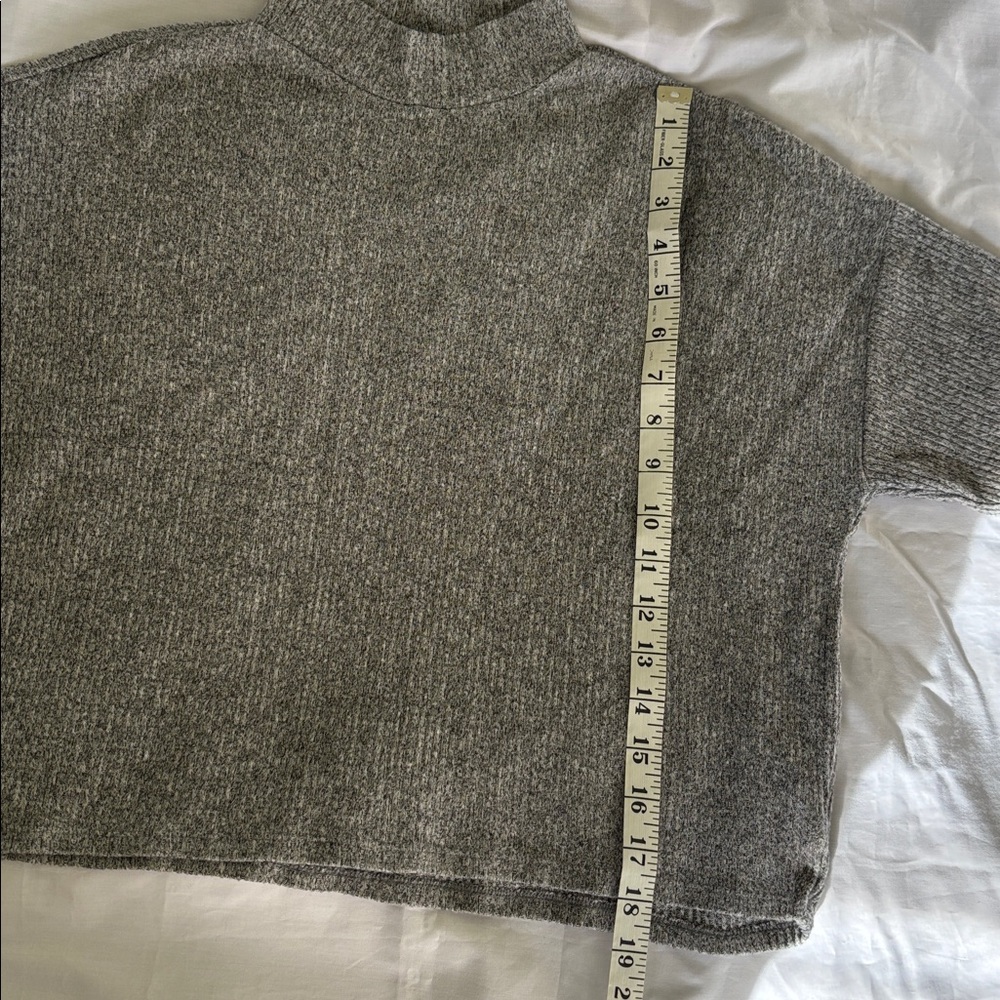 Grey Ribbed Sweater - Picture 5 of 7